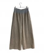 BEARDSLEYビアズリー）の古着「カラーネップツイードパンツ」｜ベージュ