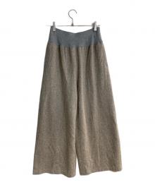 BEARDSLEY（ビアズリー）の古着「カラーネップツイードパンツ」｜ベージュ