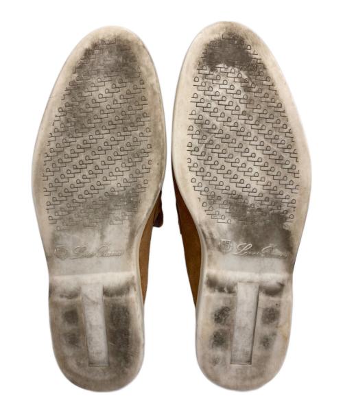 LORO PIANA（ロロピアーナ）LORO PIANA (ロロピアーナ) Babouche Charms Walk スウェードミュール ブラウン サイズ:37の古着・服飾アイテム