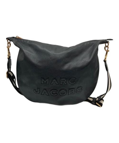 MARC JACOBS（マークジェイコブズ）MARC JACOBS (マークジェイコブズ) ソフトエンボスロゴショルダーバッグ ブラックの古着・服飾アイテム