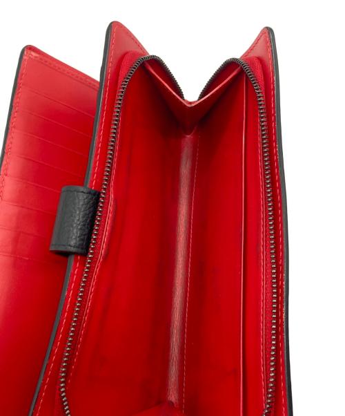 Christian Louboutin（クリスチャン・ルブタン）Christian Louboutin (クリスチャン・ルブタン) PALOMA WALLET CALF/パロマウォレットカーフ ブラックの古着・服飾アイテム