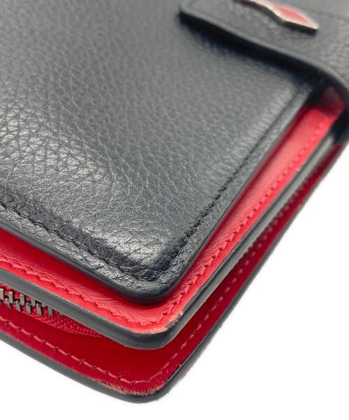 Christian Louboutin（クリスチャン・ルブタン）Christian Louboutin (クリスチャン・ルブタン) PALOMA WALLET CALF/パロマウォレットカーフ ブラックの古着・服飾アイテム