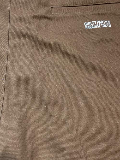 CarHartt（カーハート）CarHartt (カーハート) WACKO MARIA (ワコマリア) スケートパンツ ブラウン サイズ:XXLの古着・服飾アイテム