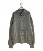 JIL SANDERジルサンダー）の古着「アルパカ100％ニットカーディガン」｜グレー