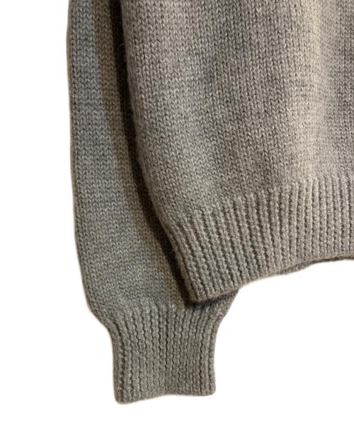 JIL SANDER（ジルサンダー）JIL SANDER (ジルサンダー) アルパカ100％ニットカーディガン グレー サイズ:54の古着・服飾アイテム