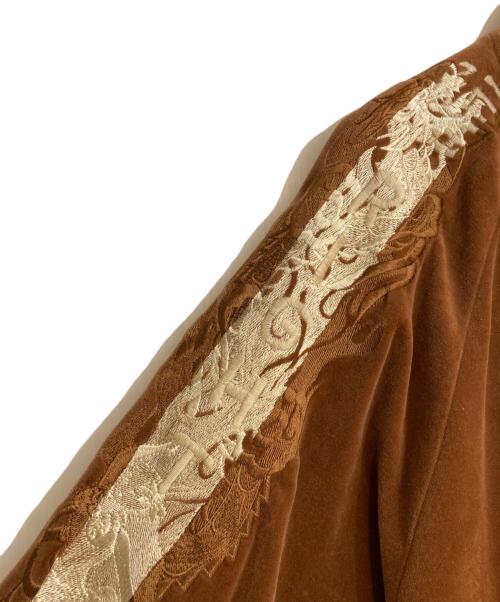 doublet（ダブレット）doublet (ダブレット) LINED CHAOS EMBROIDERY TRACK JACKET ブラウン サイズ:Mの古着・服飾アイテム