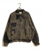 YOKEヨーク）の古着「ROTHKO JQ LOOSED ZIP BLOUSON」｜ブラック