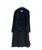 Maison Margielaメゾンマルジェラ）の古着「ロングトレンチコート」｜ブラック
