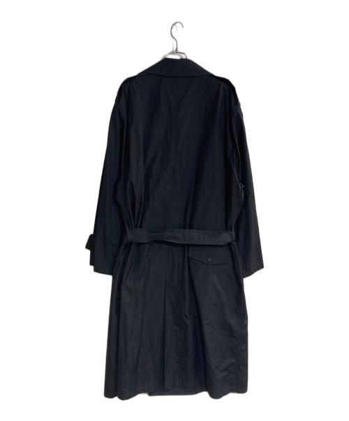 Maison Margiela（メゾンマルジェラ）Maison Margiela (メゾンマルジェラ) ロングトレンチコート ブラック サイズ:44の古着・服飾アイテム