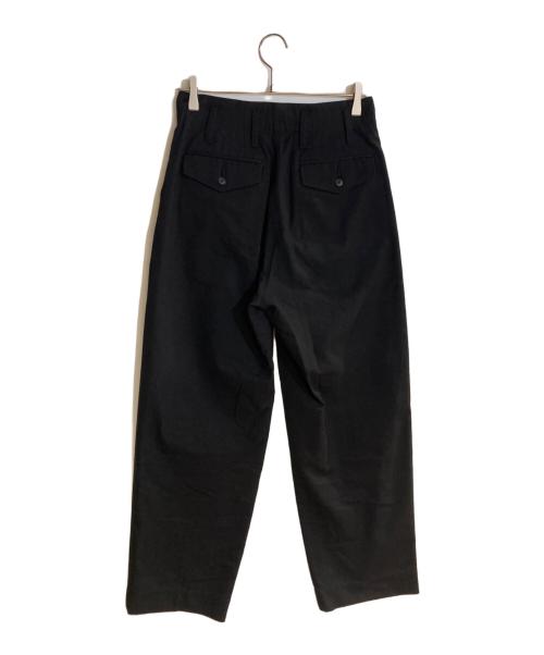 AURALEE（オーラリー）AURALEE (オーラリー) SUPER FINE WOOL COTTON TWILL SLACKS+ ブラック サイズ:3の古着・服飾アイテム