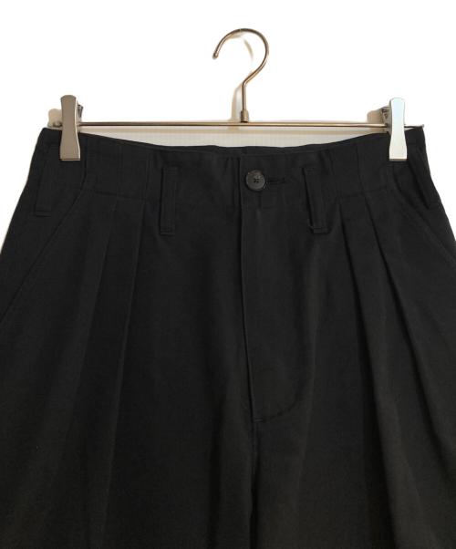 AURALEE（オーラリー）AURALEE (オーラリー) SUPER FINE WOOL COTTON TWILL SLACKS+ ブラック サイズ:3の古着・服飾アイテム