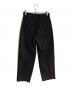AURALEE (オーラリー) SUPER FINE WOOL COTTON TWILL SLACKS+ ブラック サイズ:3：16000円