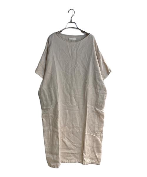 evam eva（エヴァムエヴァ）evam eva (エヴァムエヴァ) linen dolman one-piece アイボリー サイズ:Mの古着・服飾アイテム