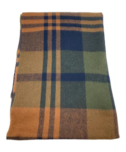 JOSHUA ELLIS（ジョシュア エリス）Joshua Ellis (ジョシュア エリス) カシミヤストール ブラウンの古着・服飾アイテム