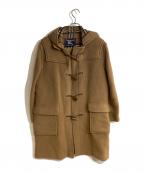 Burberry'sバーバリー）の古着「裏ノヴァチェックダッフルコート」｜ブラウン