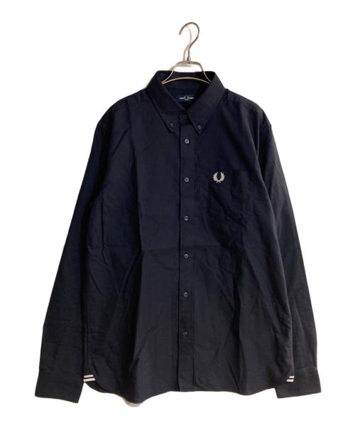 FRED PERRY（フレッドペリー）FRED PERRY (フレッドペリー) オックスフォードシャツ ネイビー サイズ:Ｌ 未使用品の古着・服飾アイテム