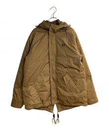 FRED PERRY（フレッドペリー）の古着「Short Padded Parka Coat」｜ブラウン