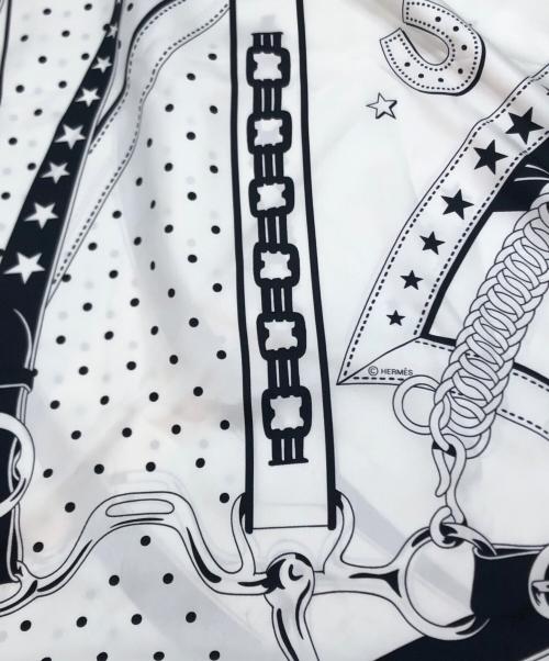 HERMES（エルメス）HERMES (エルメス) カレダブルフェイス140 ホワイトの古着・服飾アイテム