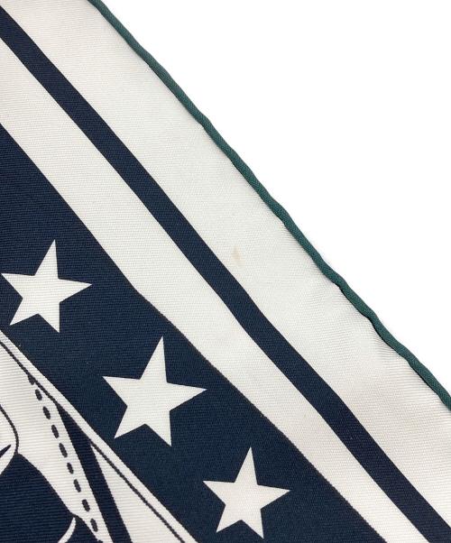 HERMES（エルメス）HERMES (エルメス) カレダブルフェイス140 ホワイトの古着・服飾アイテム