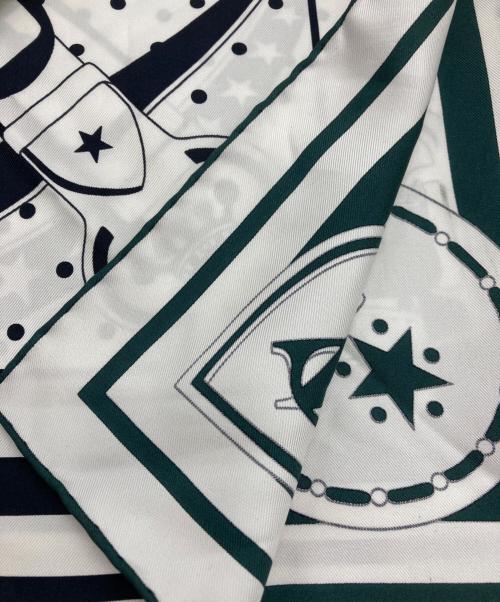 HERMES（エルメス）HERMES (エルメス) カレダブルフェイス140 ホワイトの古着・服飾アイテム