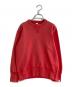 BEAMS PLUS（ビームスプラス）の古着「vガゼットクルーネックスウェット」｜レッド