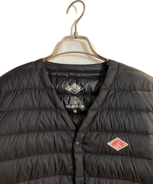 DANTON（ダントン）DANTON (ダントン) Vネックロングインナーダウンコート ブラック サイズ:36の古着・服飾アイテム