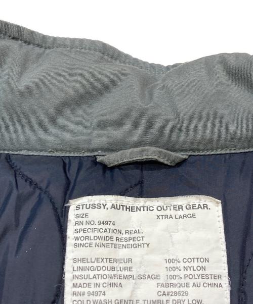 stussy（ステューシー）stussy (ステューシー) 90s AUTHENTIC OUTER GEARモッズコート グリーン サイズ:XLの古着・服飾アイテム