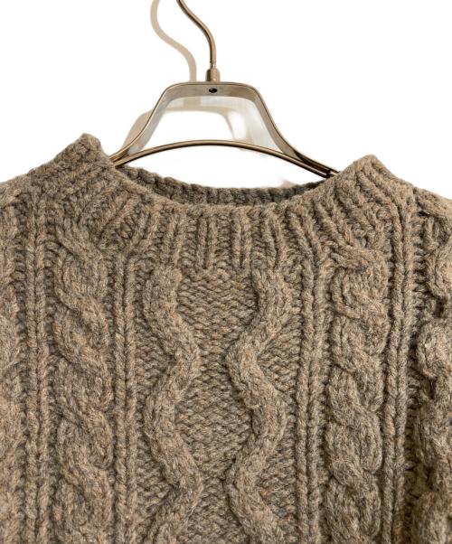 LEINWANDE（ラインヴァンド）LEINWANDE (ラインヴァンド) Disassembly Wool Top ブラウン サイズ:FREEの古着・服飾アイテム