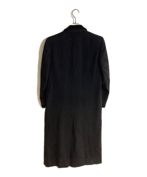 BROOKS BROTHERS（ブルックスブラザーズ）BROOKS BROTHERS (ブルックスブラザーズ) 襟切替ダブルチェスターコート ブラック サイズ:不明の古着・服飾アイテム