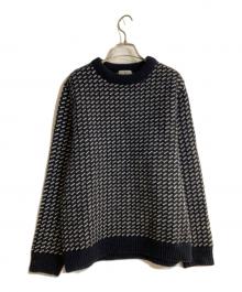 L.L.Bean（エルエルビーン）の古着「バーズアイニット」｜ネイビー