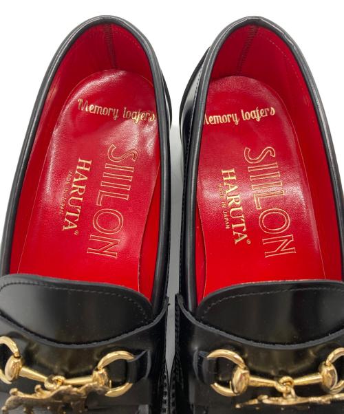 HARUTA（ハルタ）HARUTA (ハルタ) SIIILON (シーロン) memory loafers/メモリーローファー ブラック サイズ:24の古着・服飾アイテム