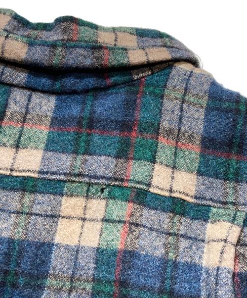 PENDLETON（ペンドルトン）PENDLETON (ペンドルトン) ウールオープンカラーシャツ グリーン サイズ:Ｌの古着・服飾アイテム