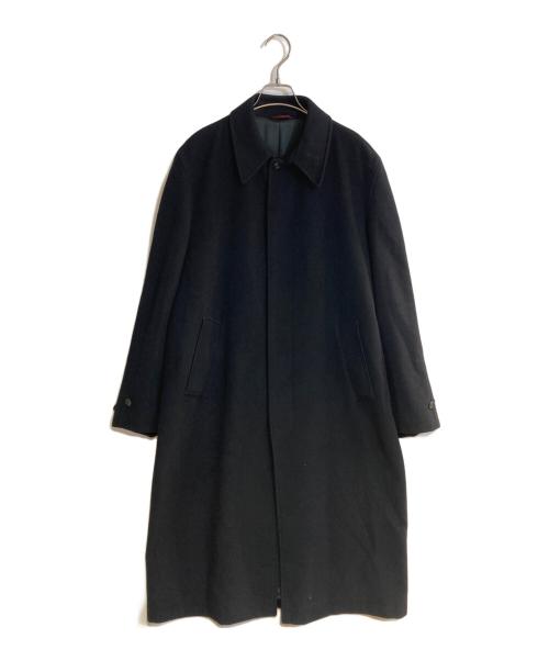 Paul Smith London（ポールスミスロンドン）Paul Smith London (ポールスミスロンドン) アンゴラ比翼コート ブラック サイズ:XLの古着・服飾アイテム