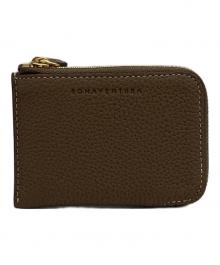 bonaventura（ボナベンチュラ）の古着「スクエアカードコインケース」｜ブラウン