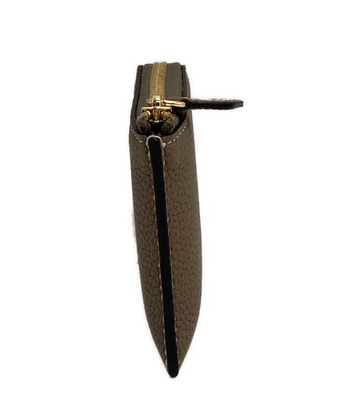 bonaventura（ボナベンチュラ）BONAVENTURA (ボナベンチュラ) スクエアカードコインケース ブラウンの古着・服飾アイテム