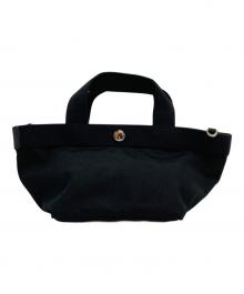 Herve Chapelier（エルベシャプリエ）の古着「エルベシャプリエ 舟型トートS」｜ノワール×ノワール