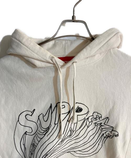 SUPREME（シュプリーム）Supreme (シュプリーム) Daniel Johnston (ダニエル・ジョンストン) Logo Hooded Sweatshirt ホワイト サイズ:Sの古着・服飾アイテム
