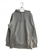 SUPREME×KAWSシュプリーム×カウズ）の古着「Chalk Logo Hooded」｜グレー