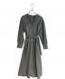 allureville（アルアバイル）の古着「スタンドカラータックワンピース」｜グレー