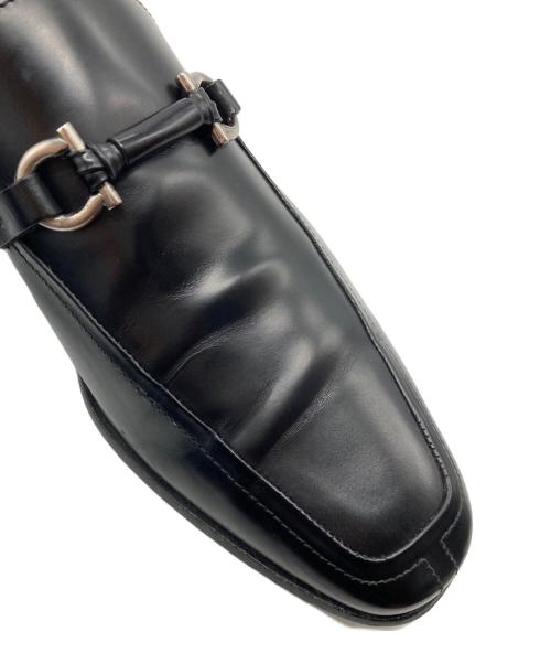 Salvatore Ferragamo（サルヴァトーレ フェラガモ）Salvatore Ferragamo (サルヴァトーレ フェラガモ) ガンチーニローファー ブラック サイズ:7の古着・服飾アイテム