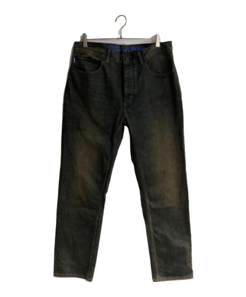 HUGO BOSS（ヒューゴ ボス）HUGO BOSS (ヒューゴ ボス) グリーンキャストレギュラーフィットリジッドデニムジーンズ インディゴ サイズ:SIZE 35/34の古着・服飾アイテム