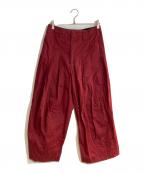 SHINYA KOZUKAシンヤコズカ）の古着「BAGGY FOR IN」｜レッド