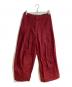 SHINYA KOZUKA（シンヤコズカ）の古着「BAGGY FOR IN」｜レッド