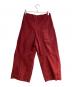 SHINYA KOZUKA (シンヤコズカ) BAGGY FOR IN レッド サイズ:Ｓ：10000円