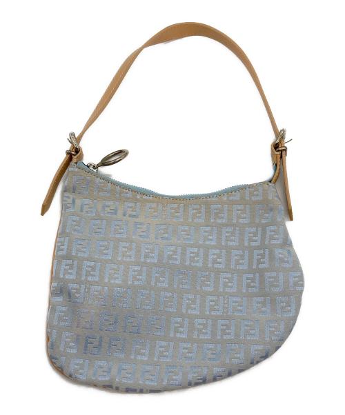 FENDI（フェンディ）FENDI (フェンディ) ワンハンドルサドルバッグ スカイブルーの古着・服飾アイテム
