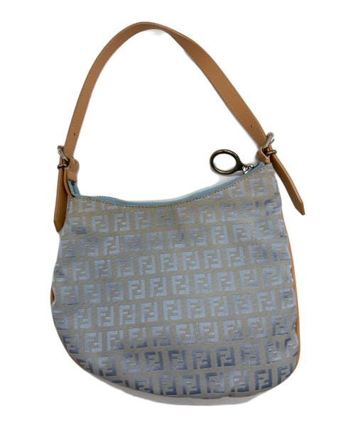 FENDI（フェンディ）FENDI (フェンディ) ワンハンドルサドルバッグ スカイブルーの古着・服飾アイテム