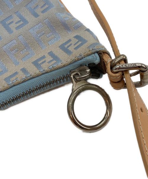 FENDI（フェンディ）FENDI (フェンディ) ワンハンドルサドルバッグ スカイブルーの古着・服飾アイテム