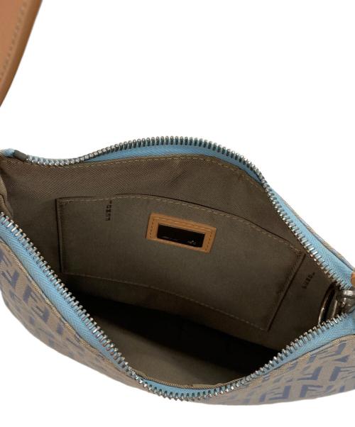 FENDI（フェンディ）FENDI (フェンディ) ワンハンドルサドルバッグ スカイブルーの古着・服飾アイテム