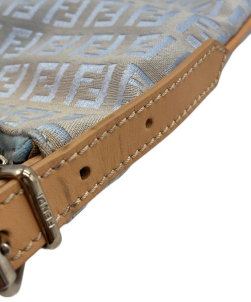 FENDI（フェンディ）FENDI (フェンディ) ワンハンドルサドルバッグ スカイブルーの古着・服飾アイテム