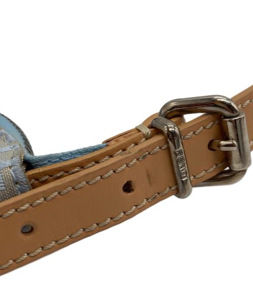 FENDI（フェンディ）FENDI (フェンディ) ワンハンドルサドルバッグ スカイブルーの古着・服飾アイテム